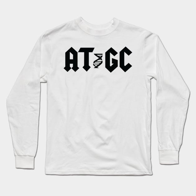 ATGC Molecular Biology Genetics Long Sleeve T-Shirt by ScienceCorner